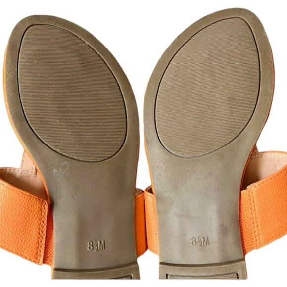 Bandolino Toe Post Sandals Bow Detail - Orange - 8.5M - Picture 9 of 10